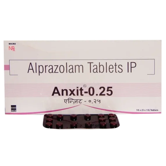 anxit 0.25mg tablet 15's